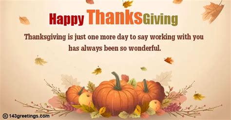 Best Thanksgiving Day Messages for Colleague | 143 Greetings