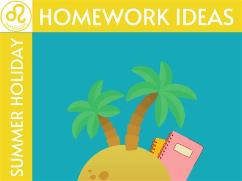 Summer Holiday Homework Ideas | Teaching Resources