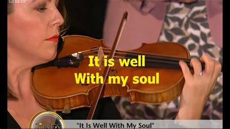 "It Is Well With My Soul" hymn by Horatio Spafford composed by Philip ...