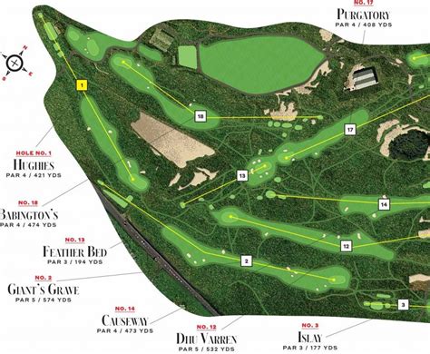 Royal Portrush course map: Open Championship 2019