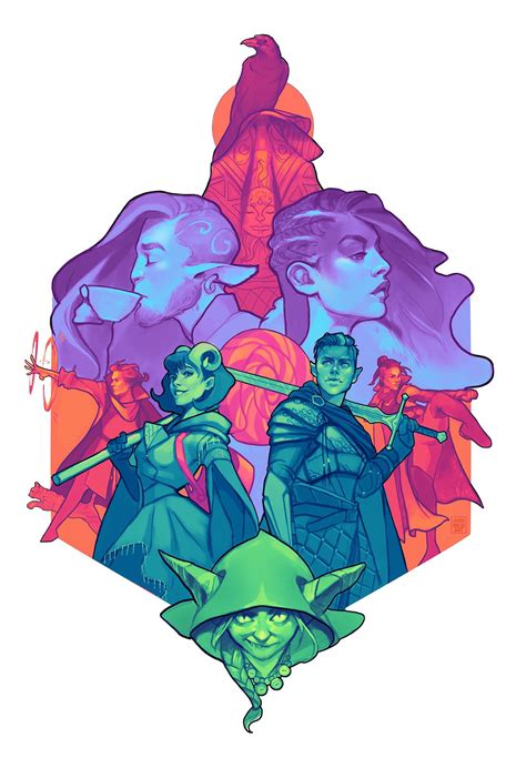 Critical Role Mighty Nein Poster - img-nu