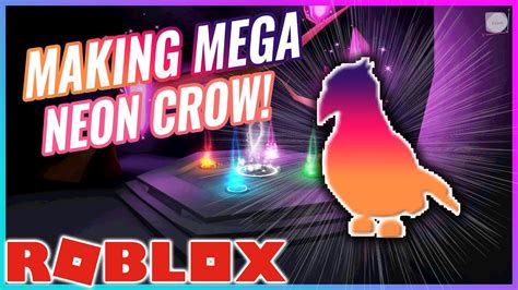 Adopt Me! | MAKING MEGA NEON CROW!! - YouTube