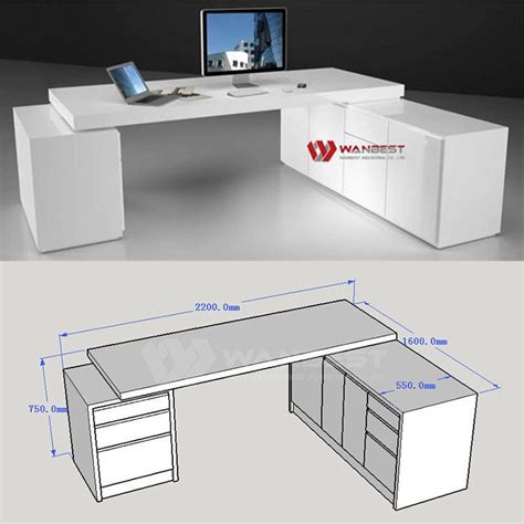 Discount executive l shaped office desk furniture – Artofit