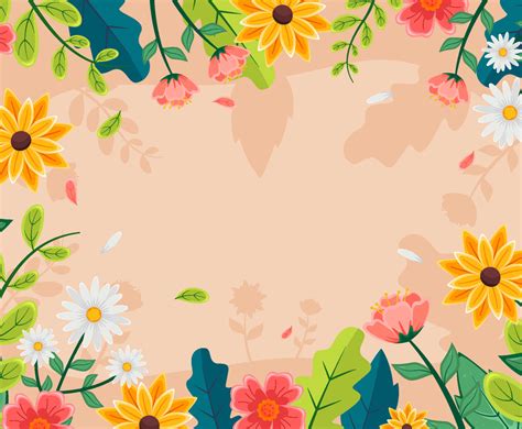 Spring Floral Background Vector Art & Graphics | freevector.com