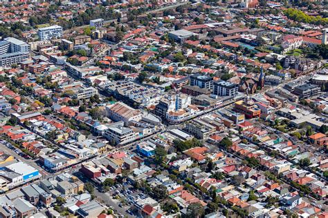 Aerial Stock Image - Marrickville Centre