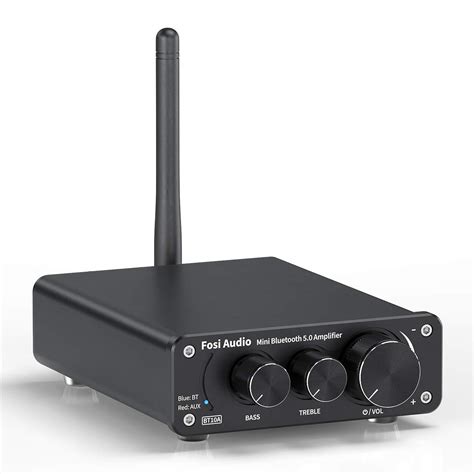 Buy Fosi Audio BT10A Bluetooth 5.0 Stereo Home Audio Power Amplifier Receiver 2 Channel Class D ...