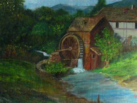 Stunning "Watermills" Artwork For Sale on Fine Art Prints