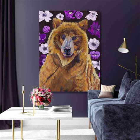 Beary Lovely Wall Art | Art, Woodland wall art, Woodland art