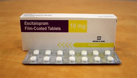 Escitalopram tablet | Brown & Burk | UK