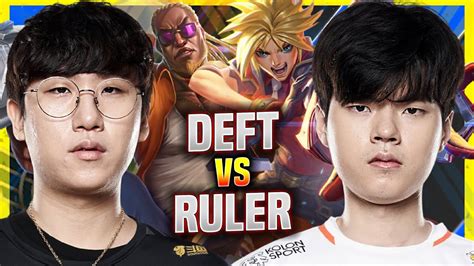 GEN RULER LUCIAN vs HLE DEFT EZREAL! - GEN Ruler Plays Lucian ADC vs HLE Deft Ezreal! - YouTube