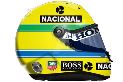 Ayrton Senna Helmet by engineerJR on DeviantArt