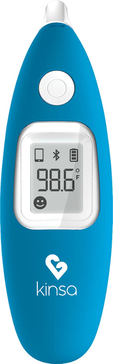 Best Buy: Kinsa Smart Ear Thermometer Blue A-10240