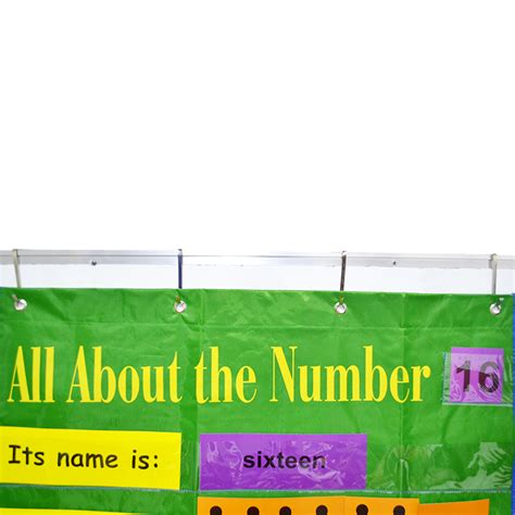 Wall Chart Numbers For Kid Classroom Pocket Chart School Supplies - Buy School Supplies,Wall ...