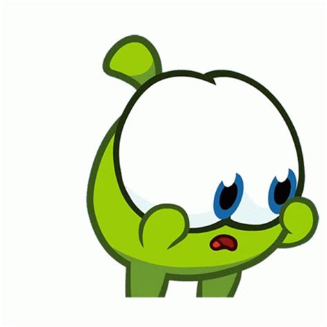 Oh No Nibble Nom Sticker – Oh No Nibble Nom Om Nom And Cut The Rope – discover and share GIFs