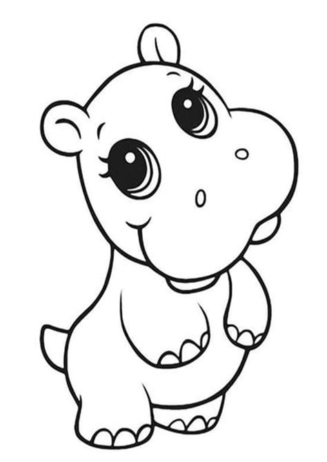 Free & Easy To Print Baby Animal Coloring Pages - Tulamama