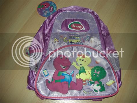 Viennavan Kiddy Place: NEW WITH TAG - BARNEY Children Backpack / Schoolbag