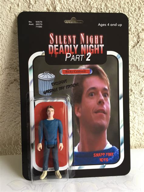 Custom carded Silent Night Deadly Night 2 Ricky Caldwell figure | Snapp Fink Toys