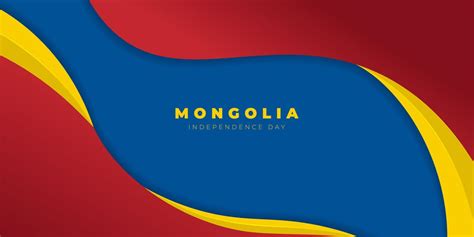 Blue and red abstract background with yellow line design. Mongolia ...