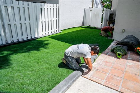 Artificial Turf Installation - Tropical Garden Supply - Riz Garden ...