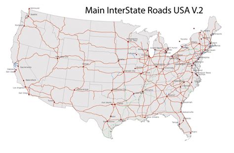 Free Printable Us Interstate Map - Printable US Maps