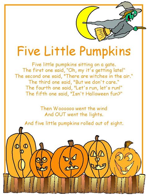 95 best images about Happy Halloween Poems on Pinterest | Five little ...