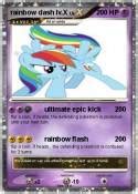Pokémon Epic Rainbow Dash - Sonic Rainboom Bomb - My Pokemon Card