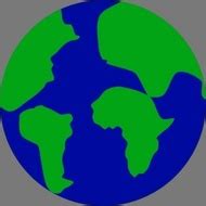 Earth With Continents Separated Vector Clip Art Clipa - vrogue.co