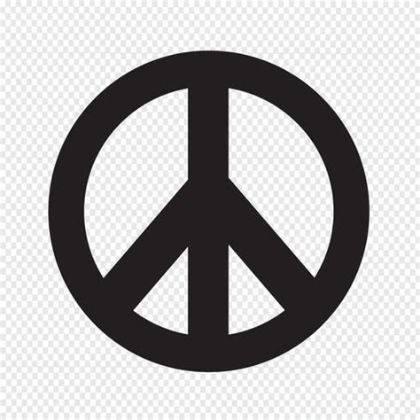 Hippie Peace Symbol icon illustration 630426 Vector Art at Vecteezy