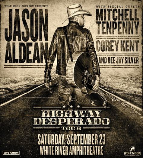 Jason Aldean: Highway Desperado Tour 2023 in Auburn at White