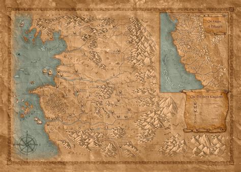 Epic Maps: EL MUNDO DE GERALT DE RIVIA | The witcher, Fantasy map, Map