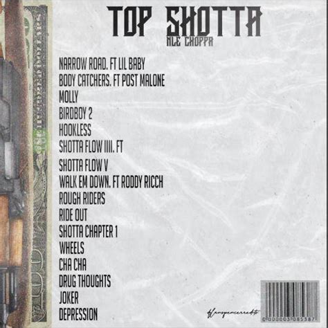 NLE CHOPPA- TOP SHOTTA (Track List) Please give feedback : r/NLEChoppa