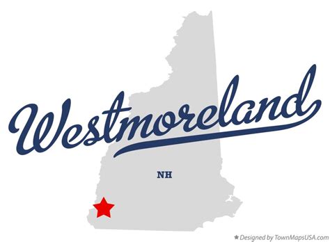 Map of Westmoreland, NH, New Hampshire