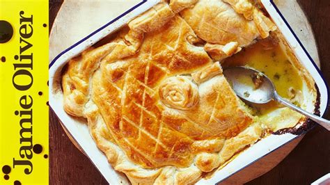 Jamie's Quick Chicken & Mushroom Pie