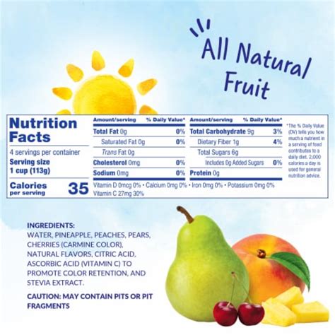 Dole® Fruit Bowls® Cherry Mixed Fruit With No Sugar Added Cups, 4 ct / 4 oz - Fry’s Food Stores