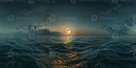 full moon OCEAN 44561701 Stock Photo at Vecteezy