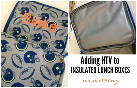 How to Put Heat Transfer Vinyl on Insulated Lunch Boxes and Backpacks ...