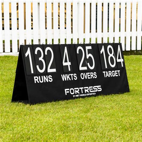 FORTRESS Portable Cricket Scoreboard | Net World Sports