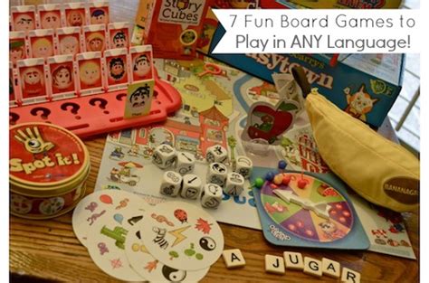 Board Games to Promote Language Learning for Kids