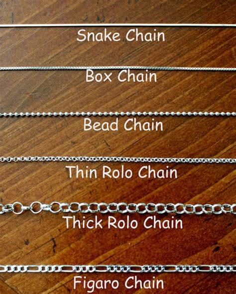 Sterling Silver Chain Pick Your Length and Style: 16 | Etsy