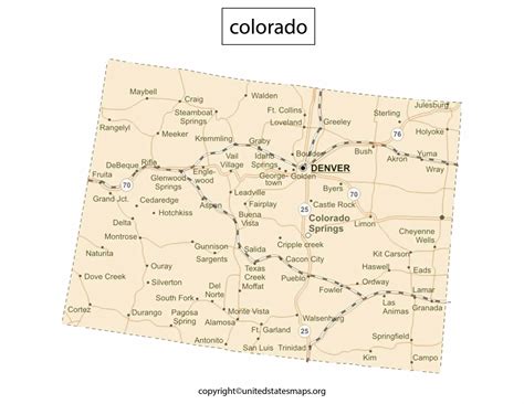 Colorado Political Map | Political Map of Colorado