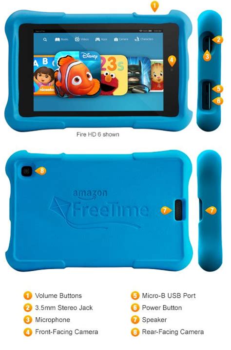 Fire HD Kids Edition - Amazon's Tablet for Kids | Fire kids, Kindle ...