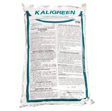 Kaligreen Potassium Bicarbonate Fungicide, OMRI Listed, 5 Lbs.