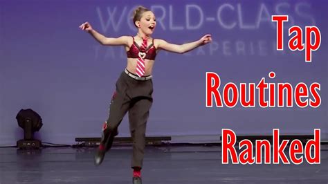 Dance Moms//Tap routines ranked - YouTube