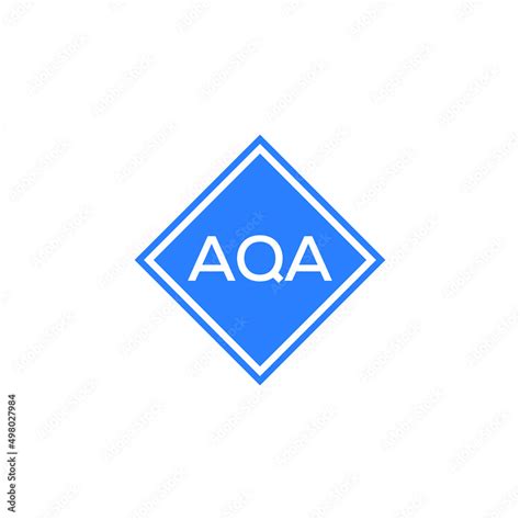 AQA letter design for logo and icon.AQA monogram logo.vector ...