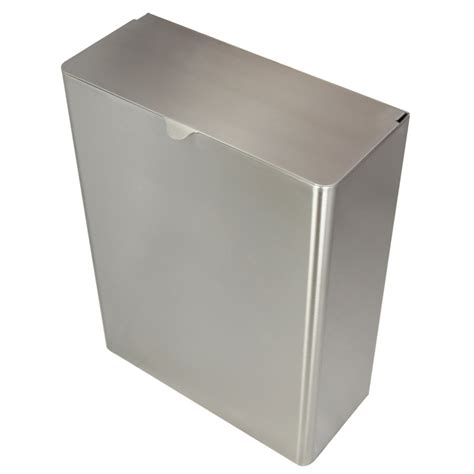 rectangular floor standing or wall mounted waste bin 25 L - Autosanit.com