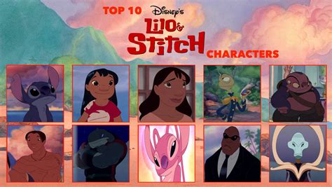 Top 10 Lilo And Stitch Characters by Media201055 on DeviantArt