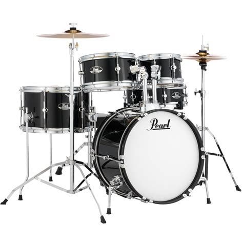 Pearl Roadshow Junior Drum Kit - Jet Black - World of Music