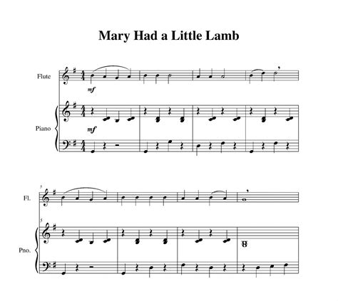 Mary Had a Little Lamb