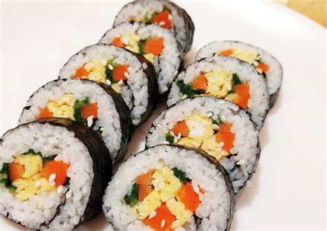 Resep KIMBAB / GIMBAB / KIMBAP / GIMBAP (KOREAN SUSHI) PALING GAMPANG ...