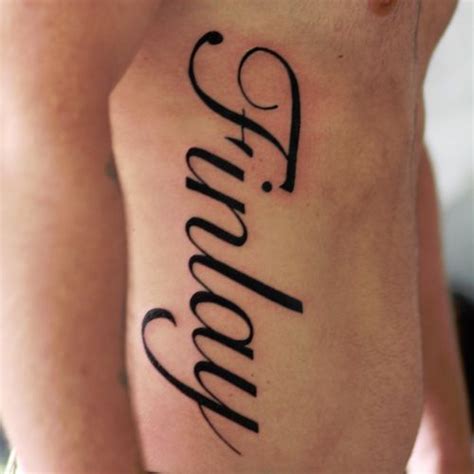 25 Awesome Side Tattoos For Men | CreativeFan | Tattoo font for men ...